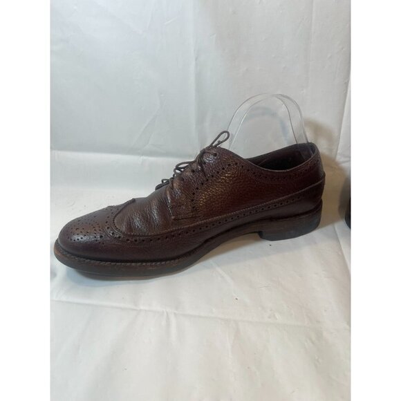 Florsheim Montinaro Wingtip Oxford Mens size  9.5   Brown Leather Lace Up - Picture 4 of 15